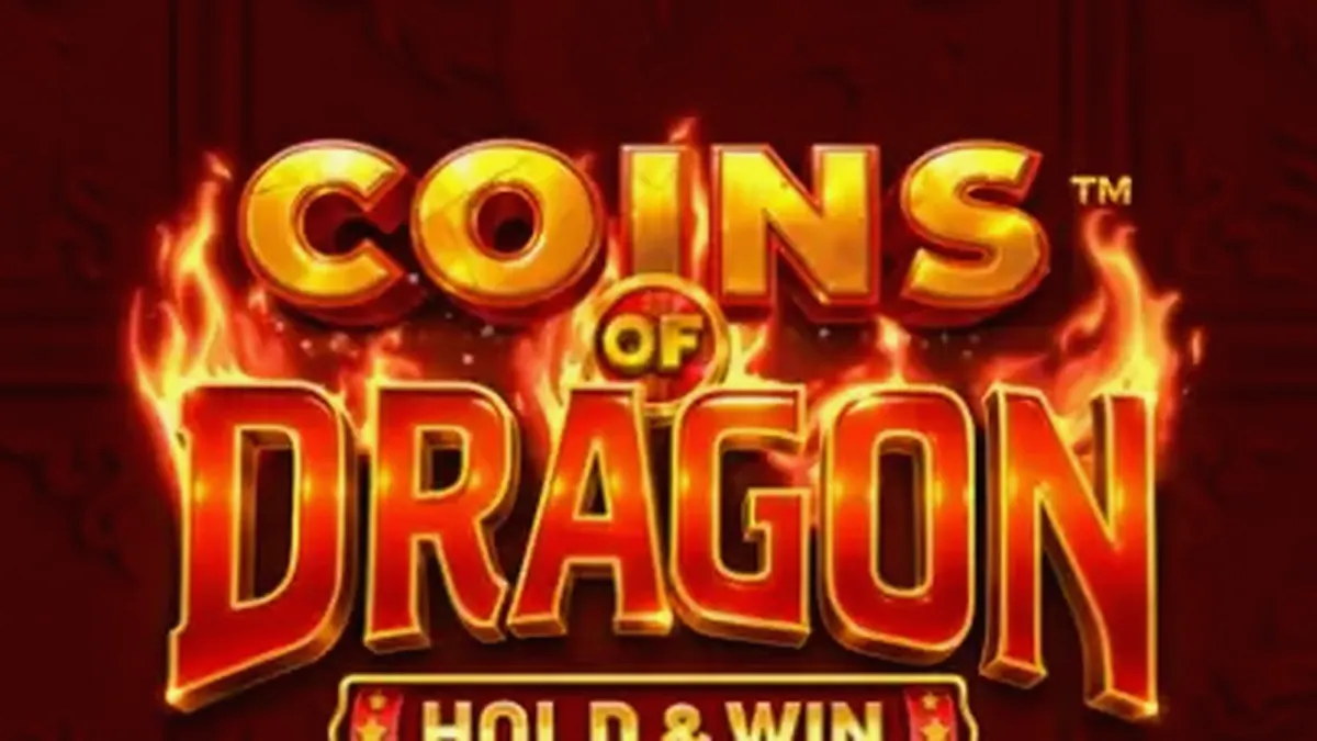 Tampilan visual slot Coins of Dragon – Hold & Win dengan tema naga emas